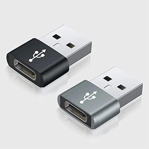 USB-C ženka za USB muški brzi adapter kompatibilan sa vašim Alcatel Plus 12 za punjač, ​​sinhronizaciju,