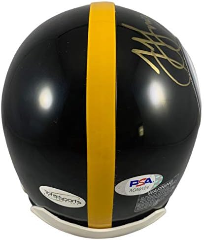 Juju Smith Schuster potpisao potpis Mini kaciga Pittsburgh Steelers PSA COA