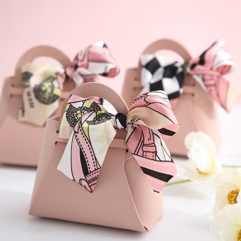 Na 10pcs kožnu torbu za vjenčanje zabava za bebe Ramadan uzrabilan bombonski kreativni poklon