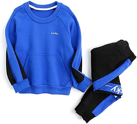 EasyForever Kids Boys Hip Hop Street Dancewear Atletic TrackSit pulover s dugim rukavima sa set jogger hlača
