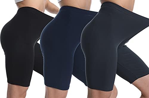 QYQ biciklističke gaćice za žene - 8 Mekaste rastezanje atletske ljetne kratke hlače za pod treniranjem treninga