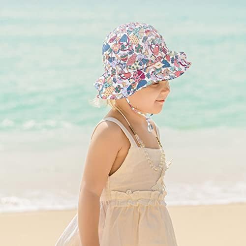 Sun Podesiva plaža Spring Šešir Ljetni šešir Slatka crtani vanjski remen Sun Cap kašika Dječja brada Kids