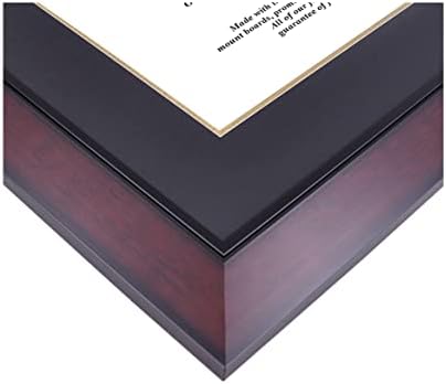 Kampus slike Washington Huskies 11w x 8.5 h Legacy Black Cherry Gold reljefni okvir diplome