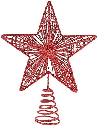 GFDFD 20cm Božićno stablo TOPPER ZVEZITE EXQUISITE IRON ART ORNAMENT LIJEPO DRVO TOPPER PET STAR ZA BOŽIĆ