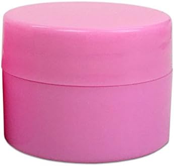 BeautiCom 48 komada 7g / 7ml ružičasta čvrsta debela dvostruka zidna plastična posuda sa poklopcem obloženim pjenom za pilinge, ulja, salvete, kreme, losioni - BPA