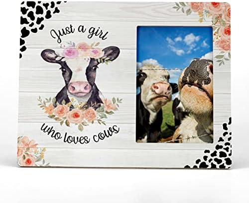 Fondcanyon Samo djevojka koja voli krave Slika fotografija okvira, seoska kuća cvjetna mliječna krava okvir za