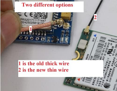 Othmro 1kom IPEX do SMA ženski Pigtail kabl koaksijalni Rf1. 37 kabl, RF koaksijalni Adapter konektor, 0,1 m