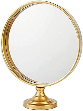 Kozmetičko ogledalo toaletno ogledalo, stolna ogledala sa postoljem, HD okruglo jednostavno završno odijelo