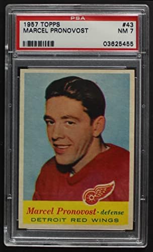 1957.Pod 43 Marcel Proponost Detroit Crvena krila PSA PSA 7.00 Crvena krila