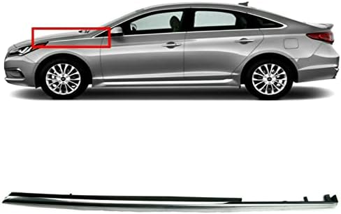 Prednji lijevi ABS Hromirani blatobran ukras za oblikovanje obloga odgovara za 15-17 Hyundai Sonata, zamjenjuje OEM 87771-C1000, 75137