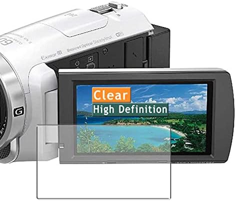 Vaxson 3-pack ekran zaštitnika, kompatibilan sa Sony digitalnom kamkorderom Handycam HDR-PJ680