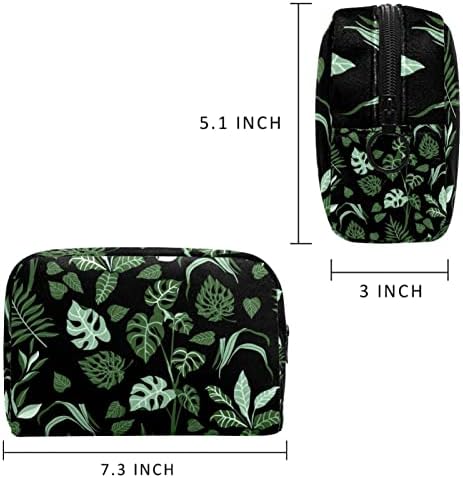 Tbouobt pokloni za muškarce Žene šminke torbe toaletne torbice Male kozmetičke torbe, zeleni ljetni palmi
