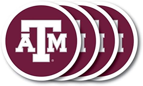 NCAA Texas A & amp; M Aggies Vinyl Coaster Set