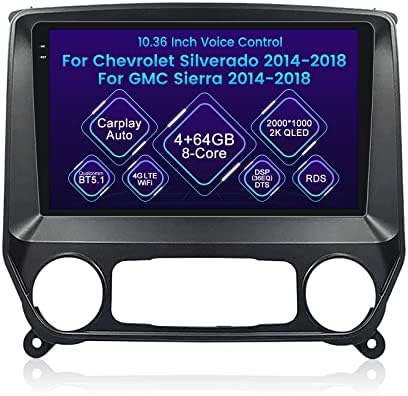 Android 10 Auto Radio Stereo za Chevrolet Silverado GMC Sierra 2014-2018, Biorunn 10.36 GPS Navi Octa
