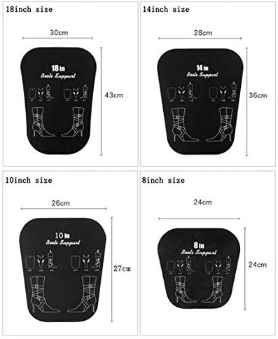 Ericotry 2 pari crna obuća za produženje i oblikovanje plastike visoke i kratke čizme Automatsko