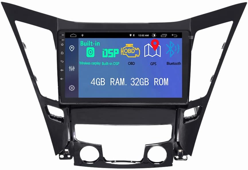 Android 12 Auto Stereo Radio 9 inčni IPS ekran osetljiv na dodir GPS ugrađena bežična CarPlay