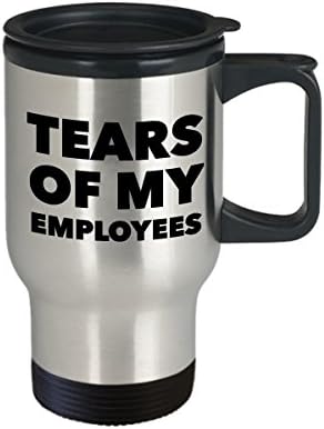 Hollywood & Twine suze mojih zaposlenika Putna krigla - šef mljeveno - smiješno izolirano šalica za kavu