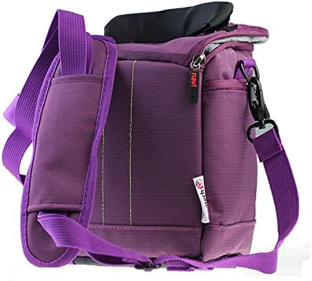 Navitech ljubičasta torbica za nošenje trenutne kamere i putna torba kompatibilne sa Instant