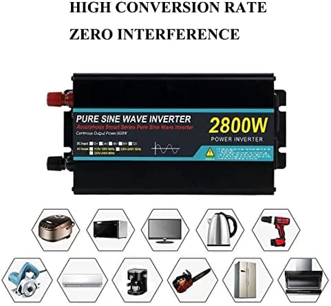 2600w Auto Inverter DC 12V / 24V/48V do 220V AC adapter za automobilski Adapter za utičnicu Multi-zaštita