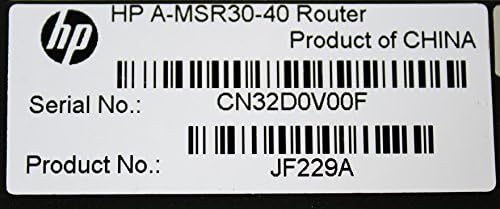 HP a-MSR30 - 40 Multi-Service Router