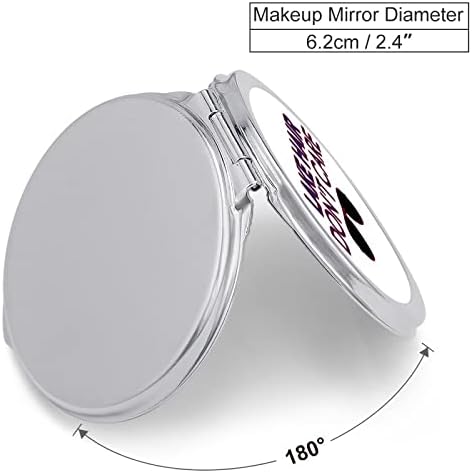 Lake Hair Don't Care slatko kompaktno ogledalo za šminkanje Travel Portable dvostrano uvećanje sklopivo
