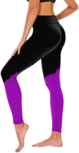 Tie-Dye Gradient Yoga Workout helanke za žene Tajice visokog struka Ultra meke brušene elastike udobne sportske sportske hlače