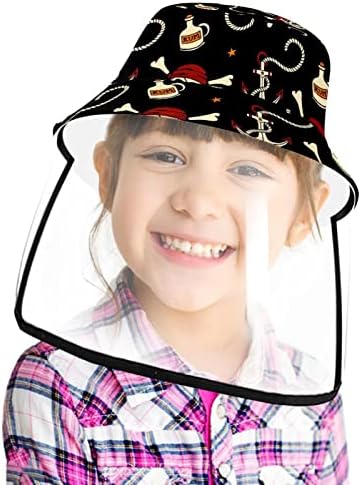 Zaštitni šešir za odrasle sa štitom za lice, ribarski šešir protiv sunca, snjegović božićne snježne pahulje