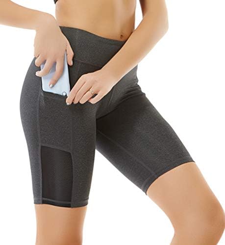 Hlače visoke struke uhnice sa džepovima sa džepovima Workout Tummy Control Sports Hlače