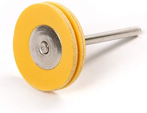 Dijelovi alata 10kom materijal od žute tkanine 3mm Mini rotacioni komplet za poliranje točkova za poliranje četka za poliranje za uklanjanje prašine alat za poliranje