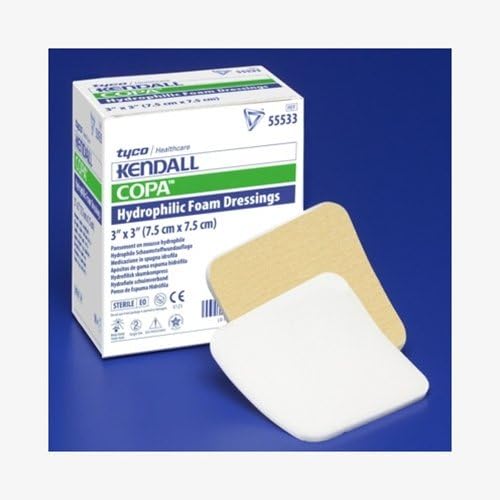 Kendall Copa Hydrophilic Foam Dressing - 4x4 Case of 50-KND55544_CS