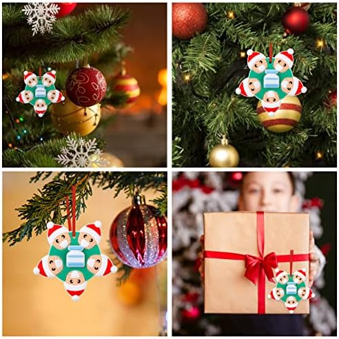 Božićni Ornament 2021, karantin Survivor prilagođena božićna igračka 2021, dekorativni viseći ukrasi