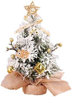 XXSLY Umjetno božićno drvce 30cm / 50cm Mala radna površina božićno drvce, mini umjetno božićno drvce za božićno