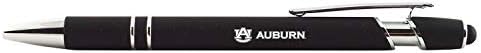 LXG, Inc. Kliknite akciona hemijska olovka sa gumenim rukohvatom - Auburn Tigers