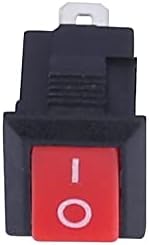 ELECAL 3A250V KCD11-101 Crvena gumba Rocker Switch 2 pin Rocker Switch prekidač Pritisnite 10 kom / puno