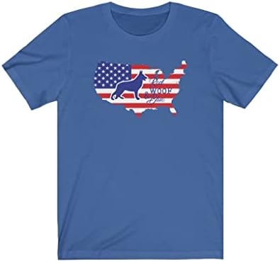 Patriotski njemački ovčar Njemački ovčar košulja 4th Juli košulja američka zastava košulja Patriotski