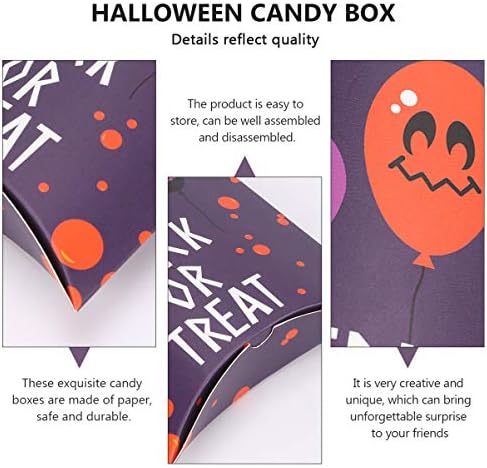 PROVOZOOM 40 PCS ukrasi u obliku trik torbe Case Candy Paper Party za Noć vještica Jastuk ili Favority Dječja