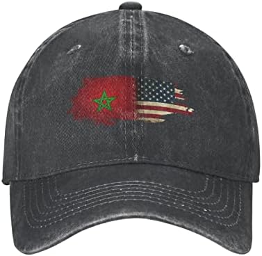 Zusolf USA Maroko Marokanska zastava Unisex bejzbol kapa