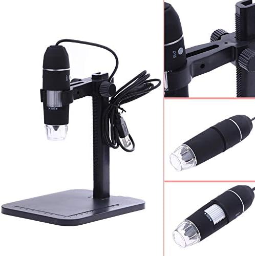 GUOSHUCHE Professional USB digitalni mikroskop 1000x 800x 8 LED 2MP elektronski mikroskop Endoskop zum kamere za zumiranje + dizalo za prirodno promatranje / inspekciju