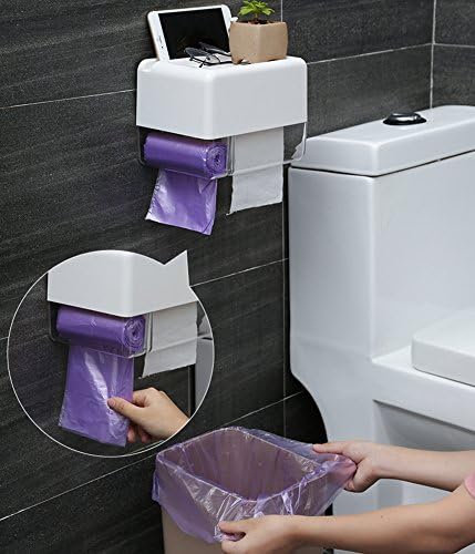 Držač za toalet, toaletni papir, vodootporan kreativni zidni montažni tipa za zavjese u kupaonici-B