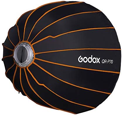 Godox QR-P70 70cm 27.6 inčni Parabolic Softbox Bowens Mount, brzo podešavanje brzo sklapanje