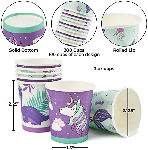 Royal Bluebonnet šalice za ispiranje usta - 300 ljubičastih mini čaša, kupatilo za jednokratnu upotrebu kupaonice, ustima, sitne malene čaše za rođendane, čaše za kupaonice, male čaše za kupaonicu