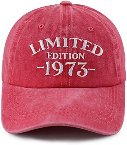 Xacayuerp ograničeno izdanje 1973 bejzbol kape za muškarce žene, ukrasi za 50. rođendan šešir