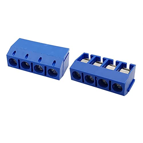 RAKLEVER plava Kf301 vijak 5.0 mm terminalni blok 4Pin KF301-5.0-4P 5.0 mm Pitch ravno Pin Spojivi PCB vijčani terminali blokovi konektor