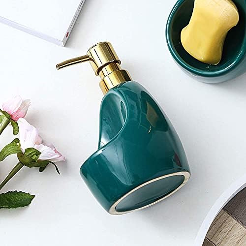 ZYHMW sapun za dopunu punjenja keramičke sapunice Izdržljive tekuće boce Početna Hotel Shampoo Gel za tuširanje