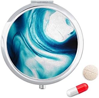 Prozirni Tečni Plavi Pigment Apstraktna Torbica Za Pilule Džepna Kutija Za Skladištenje Lijekova