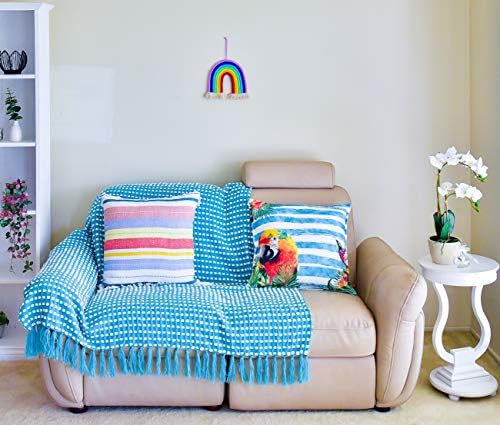 Rainbow zidni dekor MacRame ručno razigrani zid za dnevni boravak, spavaću sobu, vrtić, stan, spavaća
