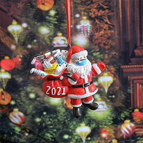 Wyfcq Božićni ukras Ukrasi Santa Claus, personalizirani ukras božićnog stabla, kreativni pokloni