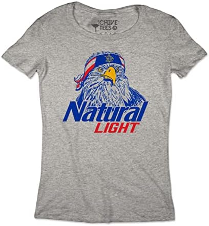 Thechive prirodno svjetlo Patriotski američki orao četvrti jula Natty piv majica