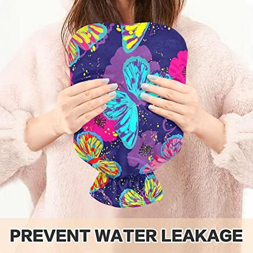 Flaše za toplu vodu sa poklopcem leptir vreća za toplu vodu za ublažavanje bolova, menstrualni grčevi, grejač za toplu vodu 2 litra