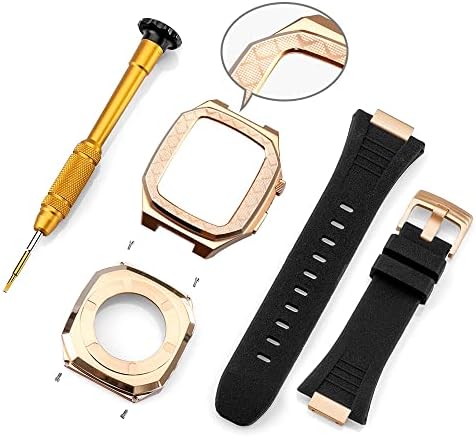 CNHKAU modifikacijski komplet metalni okvir za Apple Watch 8 7 6 5 4 42mm 44mm 45mm Zamjena
